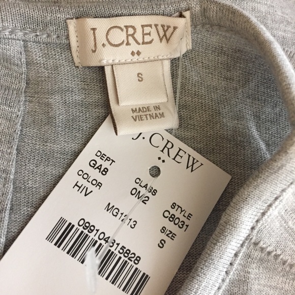 J. CREW Sleeveless Mixed Media Sheer Bottom Top - Picture 4 of 4